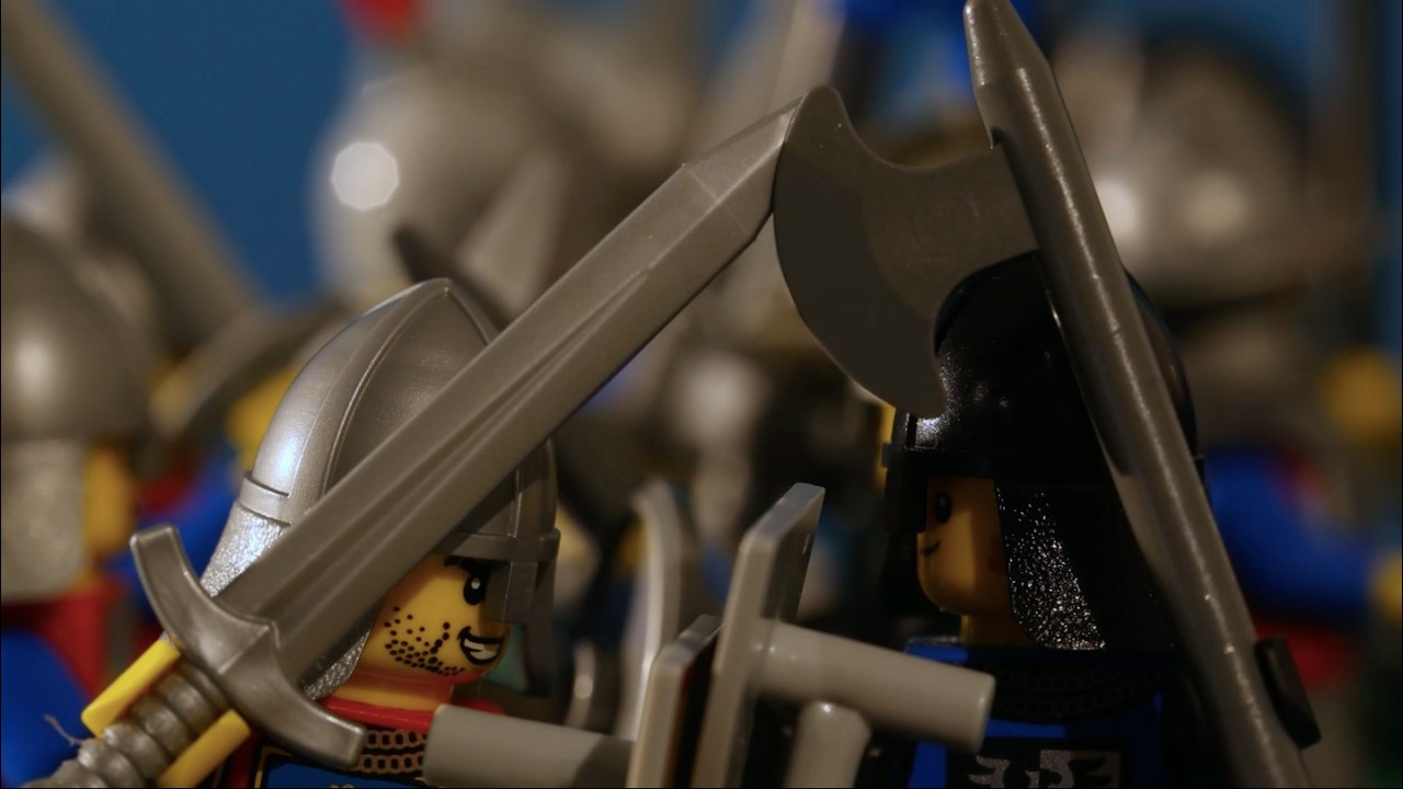 LEGO The Battle of Blanchetaque 1346 - Hundread years war Stop Motion