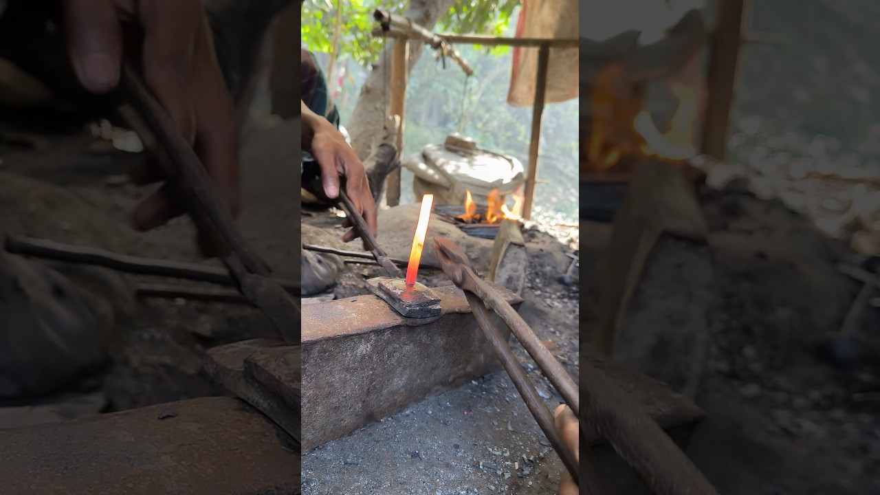 Искусство стали: ручная ковка шедевра из огня ⚔️🔥 #америка #мексика #10миллион #штаты