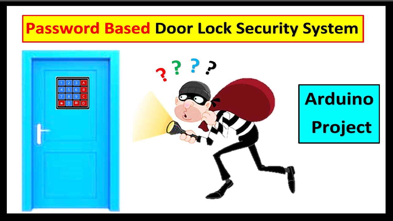 Password Based Door Lock Digital | Keypad Security Door Lock using Arduino | Arduino Project | IOT