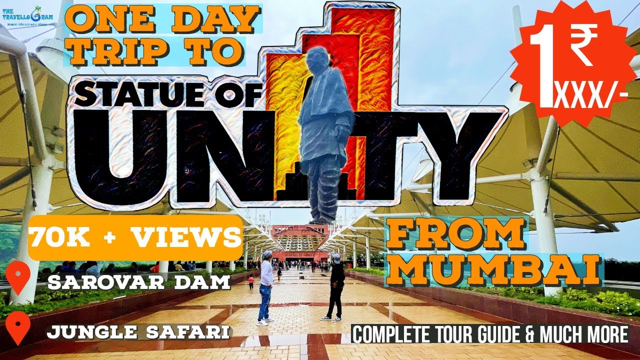 One Day Trip To Statue Of Unity From Mumbai By Train | Hindi Vlog #statueofunity #worldtalleststatue