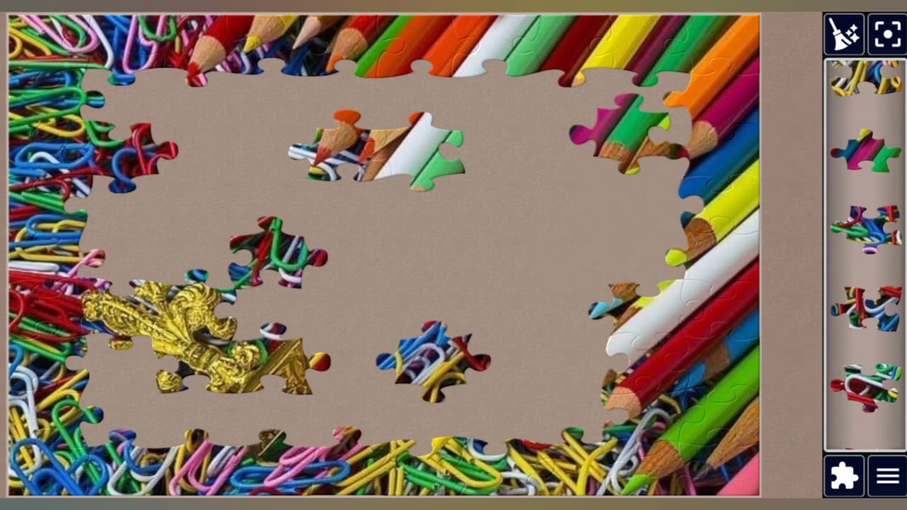 Artfull Mess of Creative Supplies 🎨🖌️🖇️ 📝🧩 amazing jigsaw puzzle 🧩//@jigsawpuzzle45 