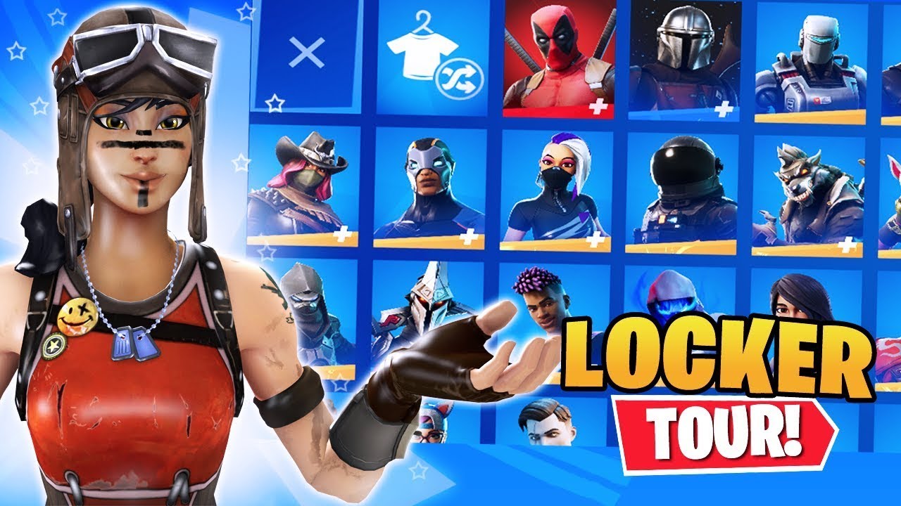 My $10,000 Fortnite Locker Tour! (Rare Skins)
