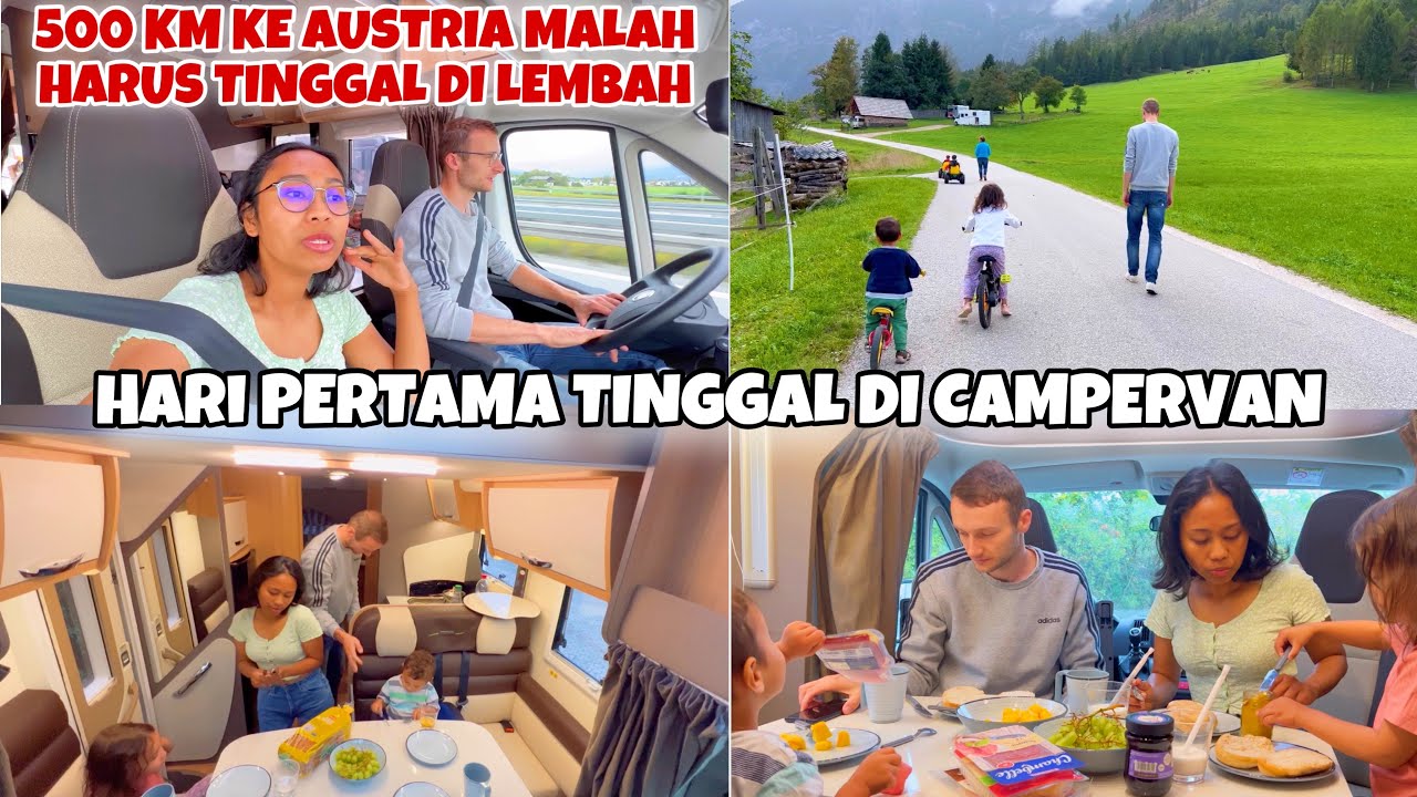 PERTAMA KALI SEKELUARGA KE AUSTRIA PAKE CAMPERVAN