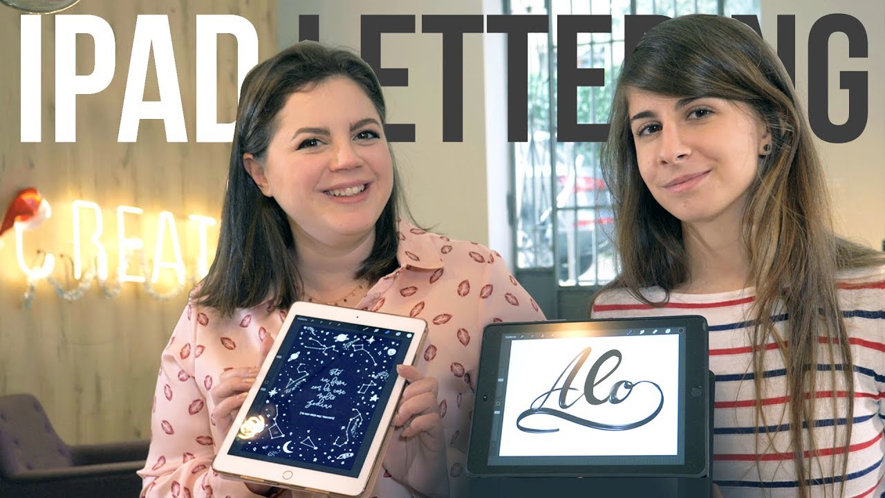 Proviamo il LETTERING sull'iPad 🐸 ft. Miss Creamy Creamy