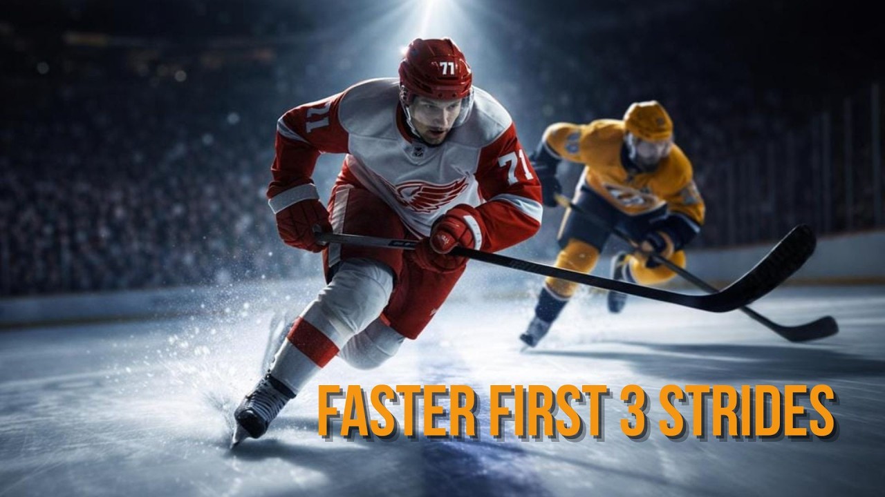 How to Improve Your First 3 Strides | Reactive Plyometrics for Hockey Speed