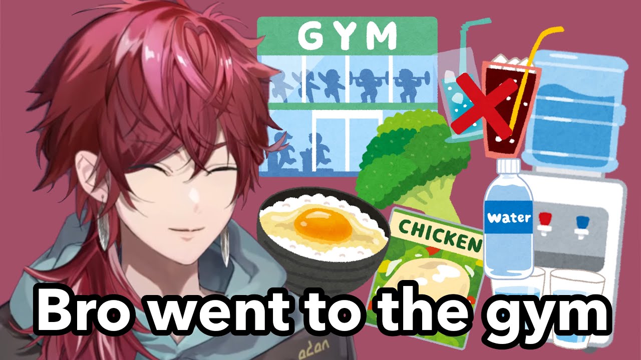He went to the gym and had healthier meals, bro said new year new me【NIJISANJI | Lauren Iroas】