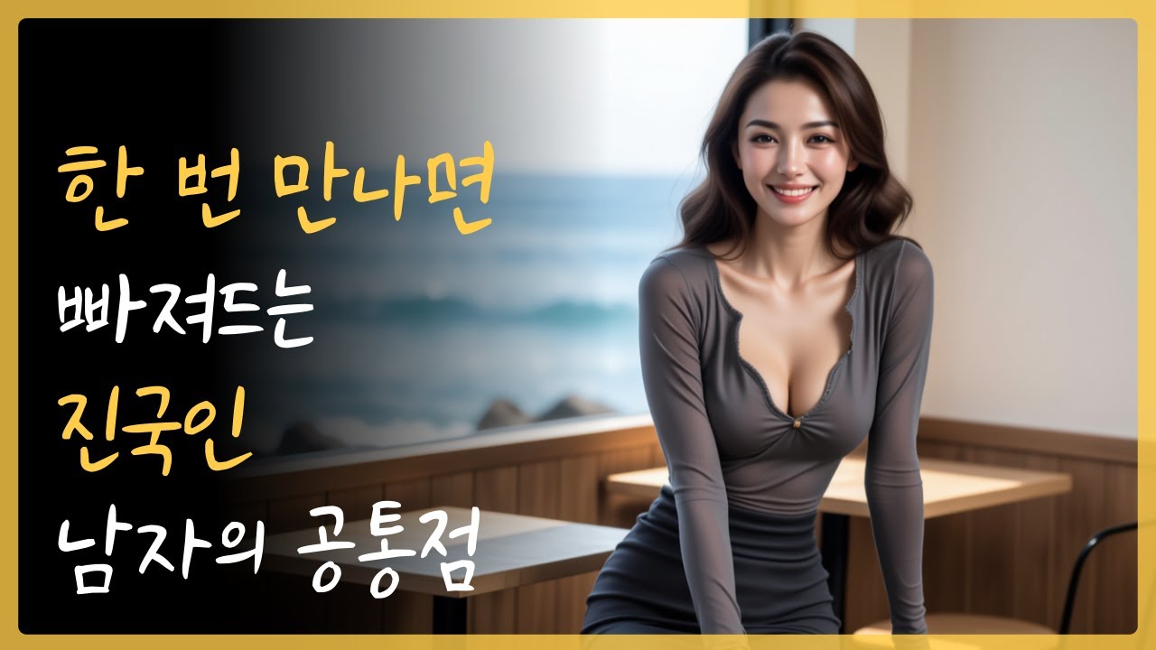 진국인 남자의 숨겨진 매력 TOP 5