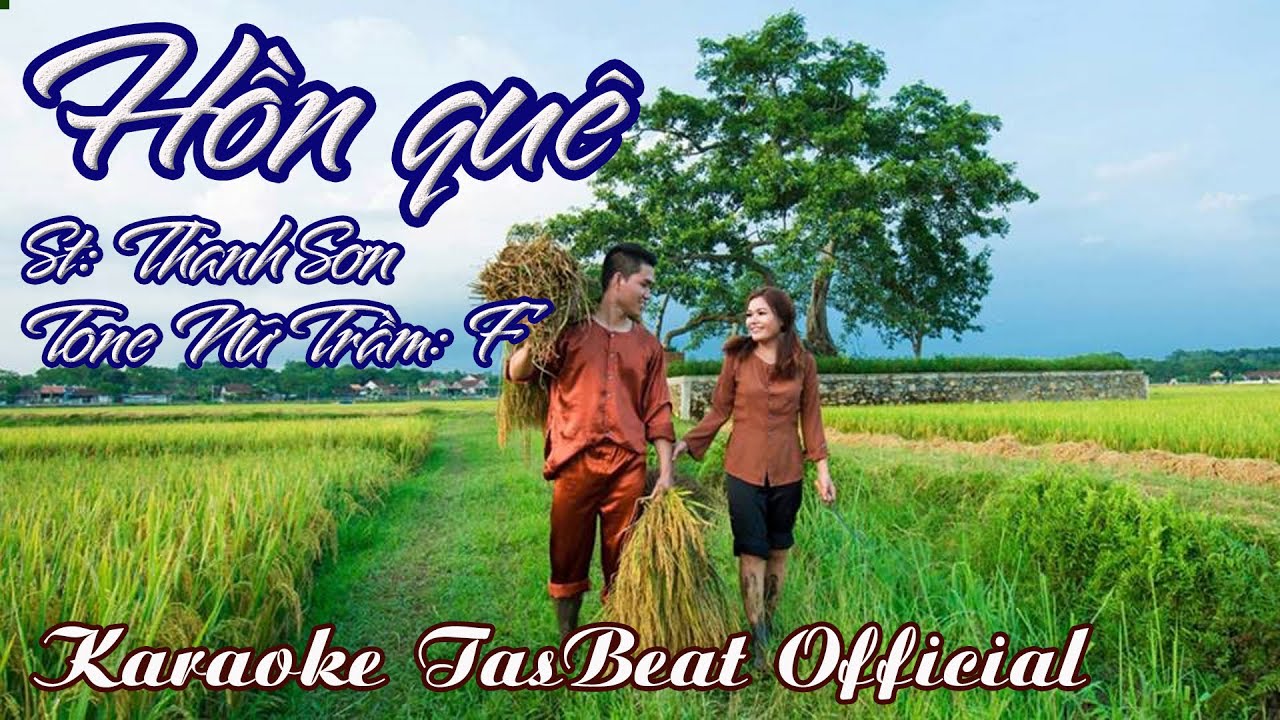 Karaoke Hồn Quê Tone Nữ Trầm | TAS BEAT