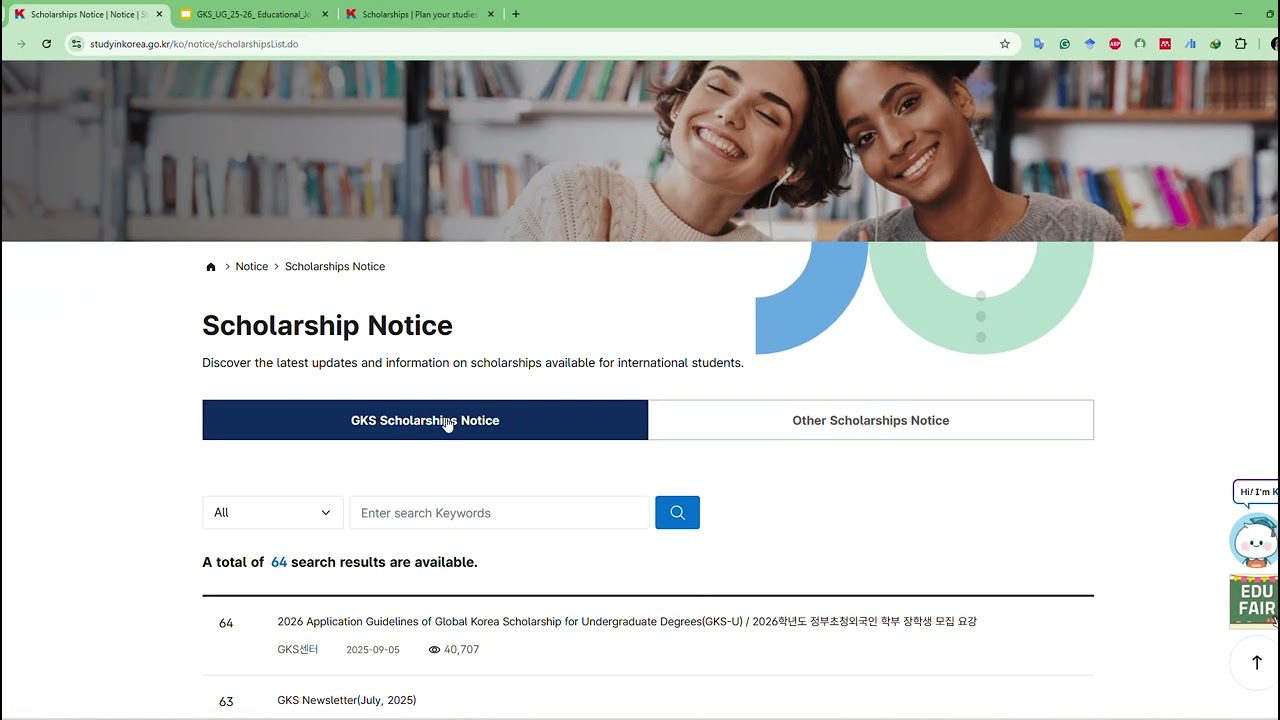 How to Download Guidelines for Global Korea Scholarship (GKS) 2026 Undergraduate? GKS 2025