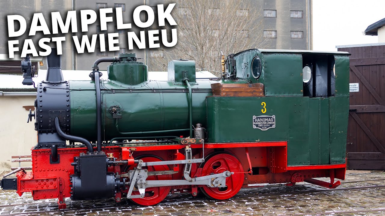 Hanomag Dampflok bei der Museumsfeldbahn Leipzig Lindenau
