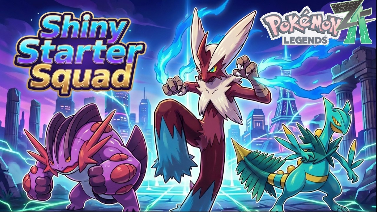 Mega Hoenn Shiny Starter Squad! Pokemon Legends Z-A Ranked Battles Season 7