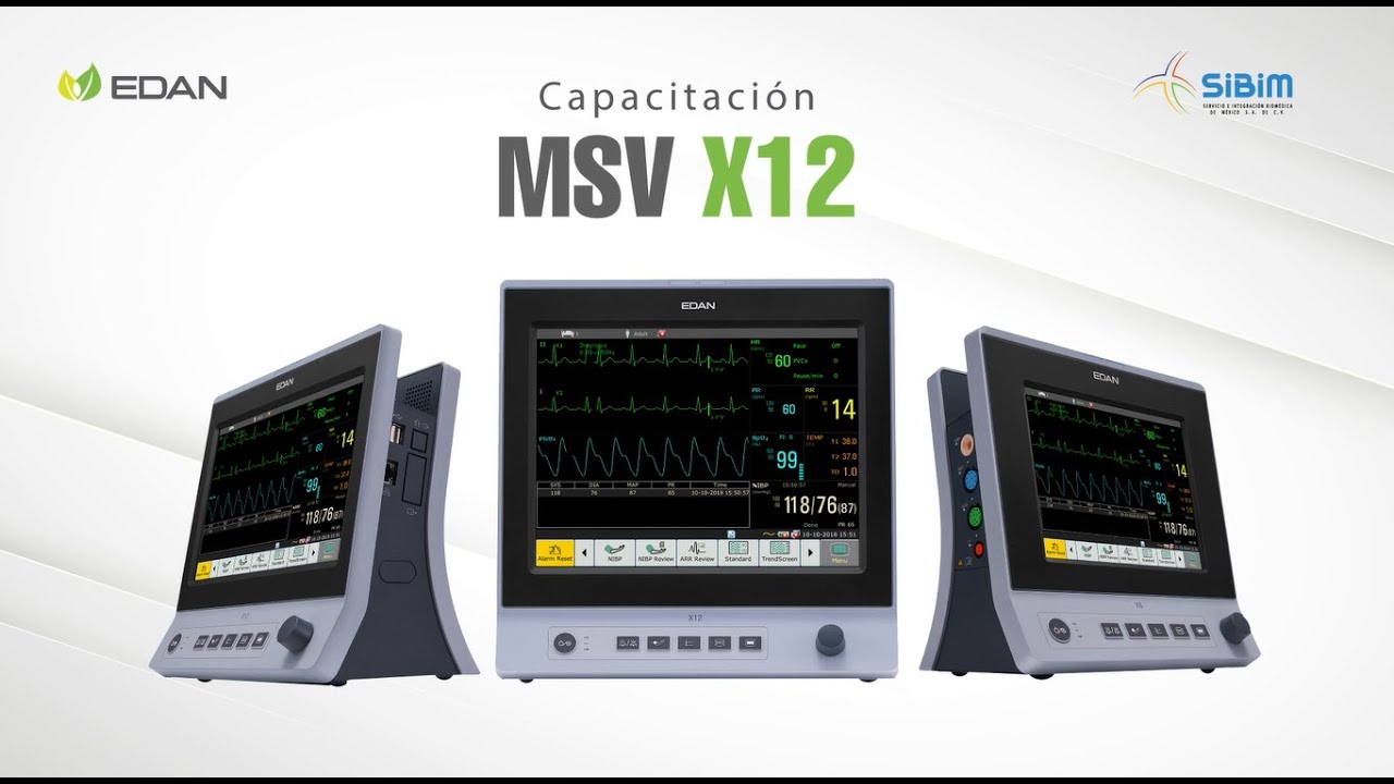 Capacitación de Monitor de Signos Vitales X12 EDAN