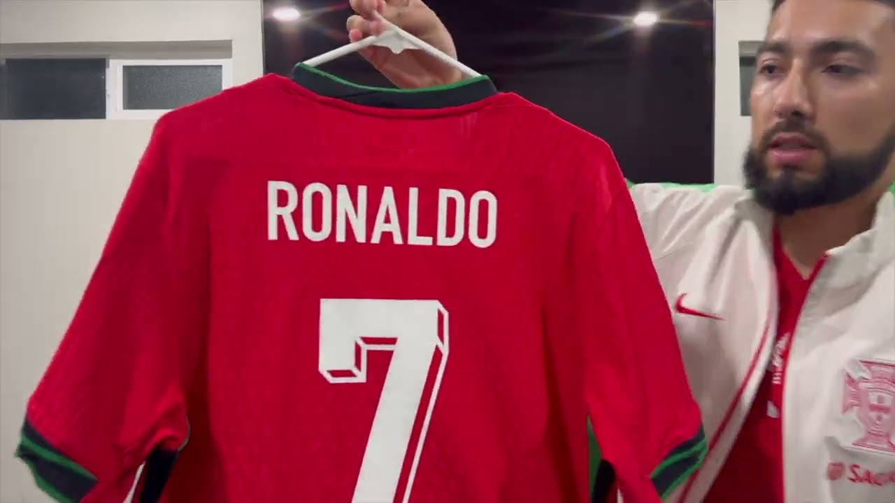 My Cristiano Ronaldo jersey collection. Over 20 jerseys!!!