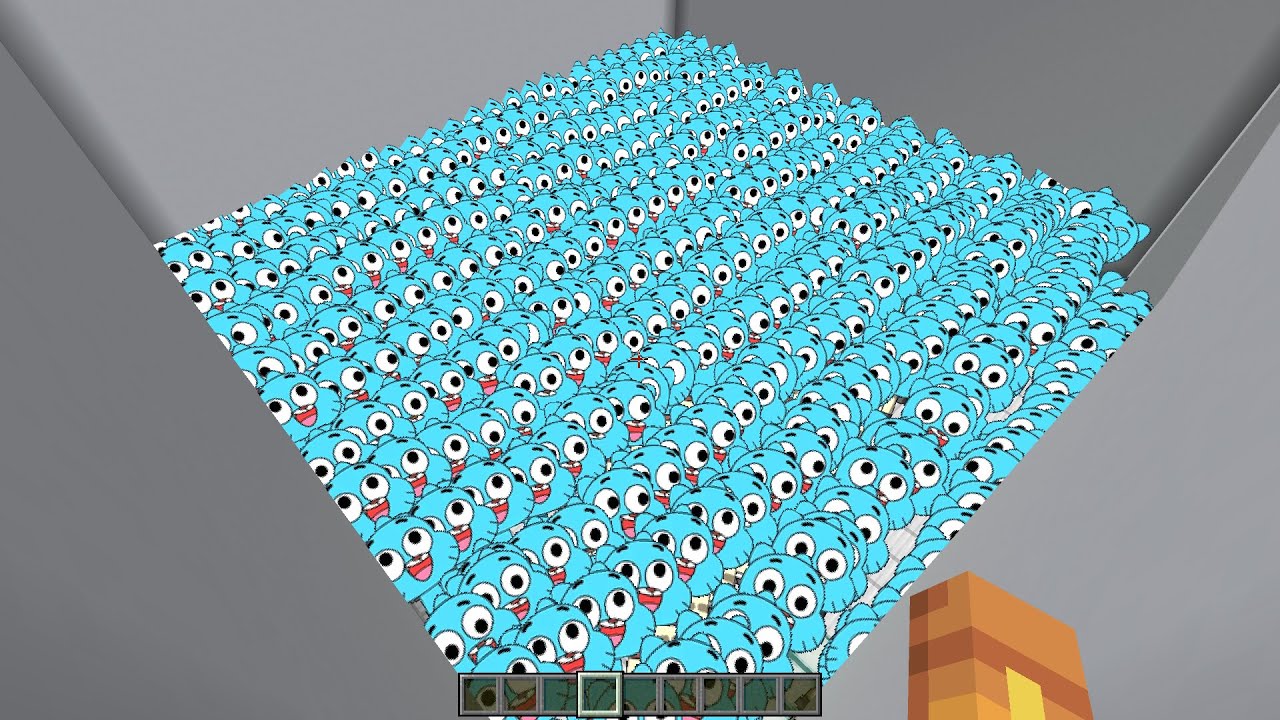 Too Much Gumball Incredibox Sprunki OC Nextbots in Extreme Parkour Map in Minecraft PE MOD