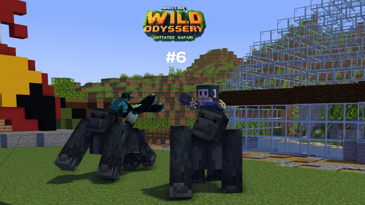 On continue avec les primates !!  Enclos des gorilles – Wild Odyssey #6 ｜Ft. Rouge Écarlate