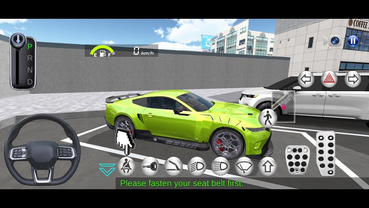 Driving Ford Mustang in 3D Driving Class | Android Gameplay