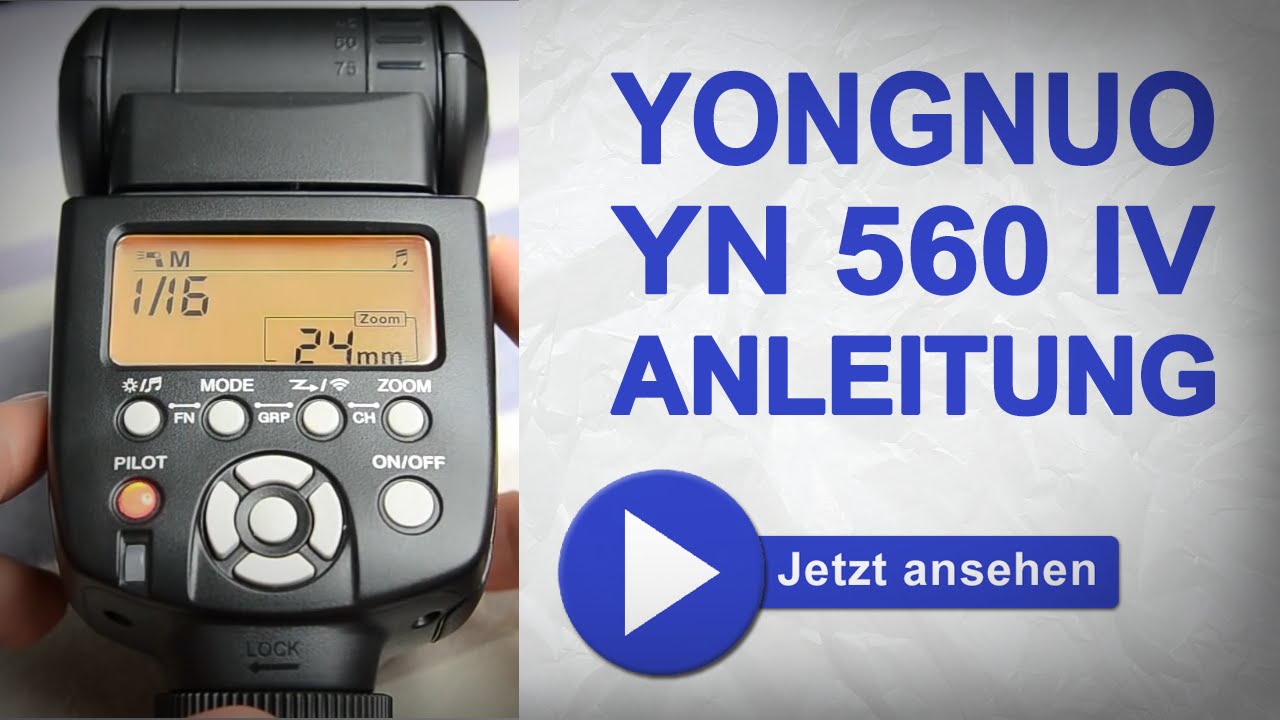 Yongnuo 560 IV Deutsche Bedienungsanleitung