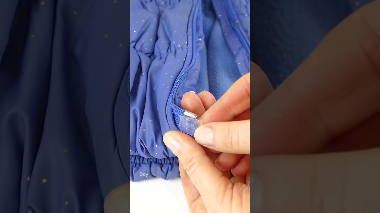 Zipper and tear repair #shorts