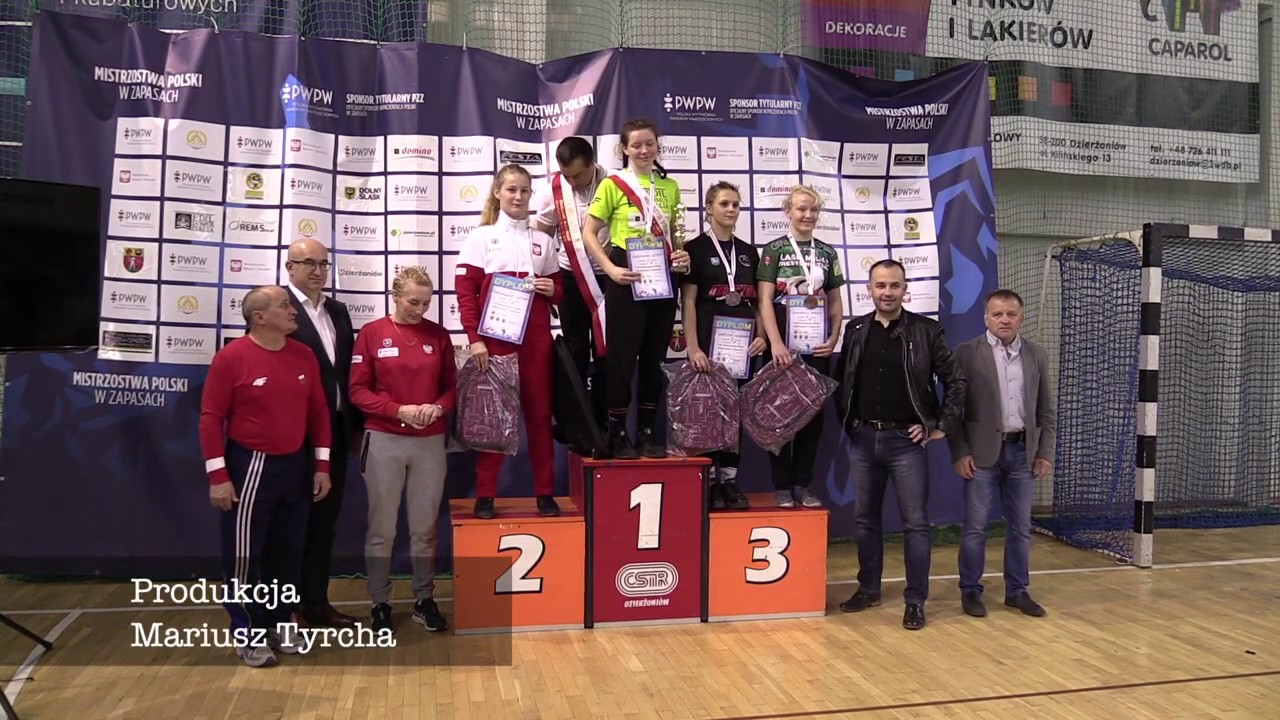 8 Mistrzostwa Polski Młodziczek w zapasach Dzierżoniów 2019- finał 58kg