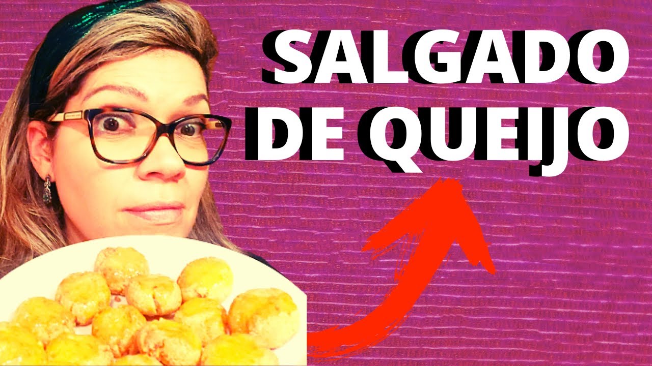Salgado de queijo como aqueles de padaria! A melhor receita low carb!