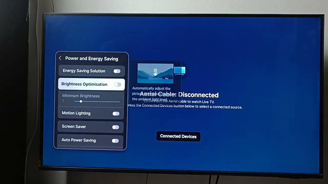 Как включить оптимизацию яркости на телевизоре Samsung для улучшения качества изображения