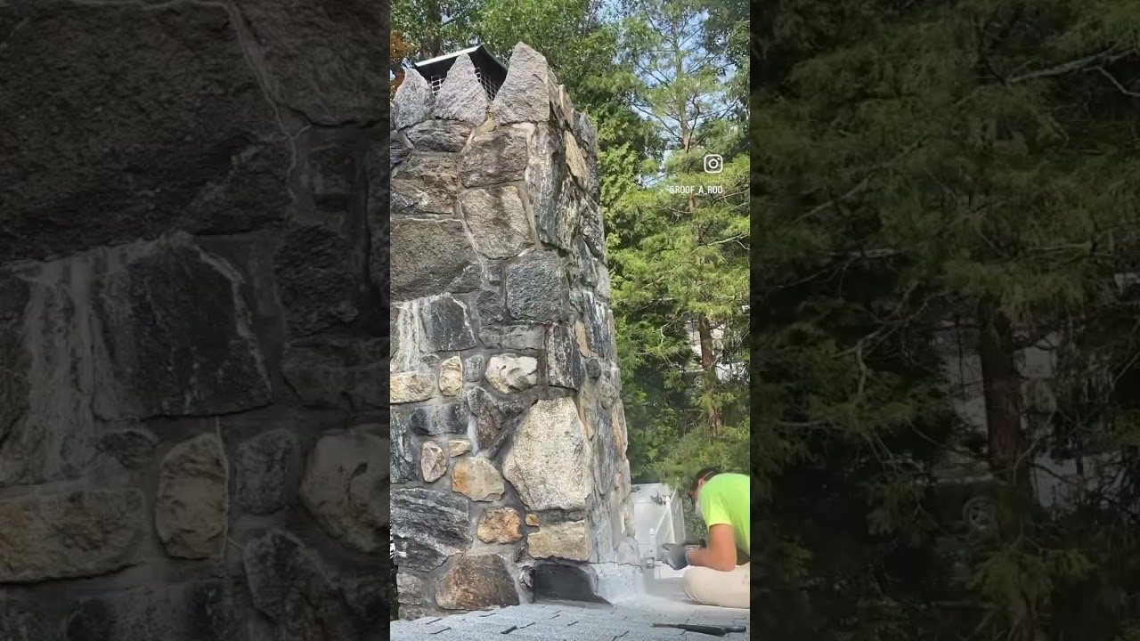 Counter flashing install 