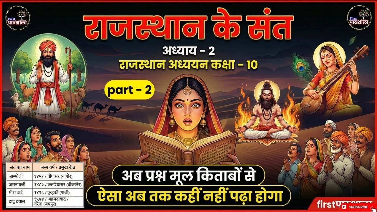 #2ndGrade Special, 4thgrade Special | राजस्थान के लोक देवता और संत | कक्षा - 10 | Rajasthan GK |