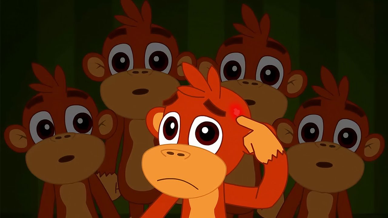 Five Little Monkeys Bedtime Rhyme 🐒🌙 | Little Baby Bum-Style 2-Minute Loop Mashup Remix