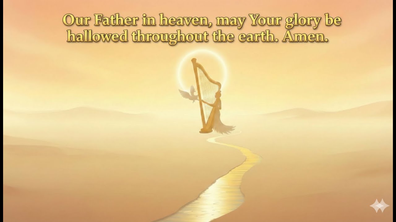 Our Father in heaven, may Your glory be hallowed throughout the earth. Amen.