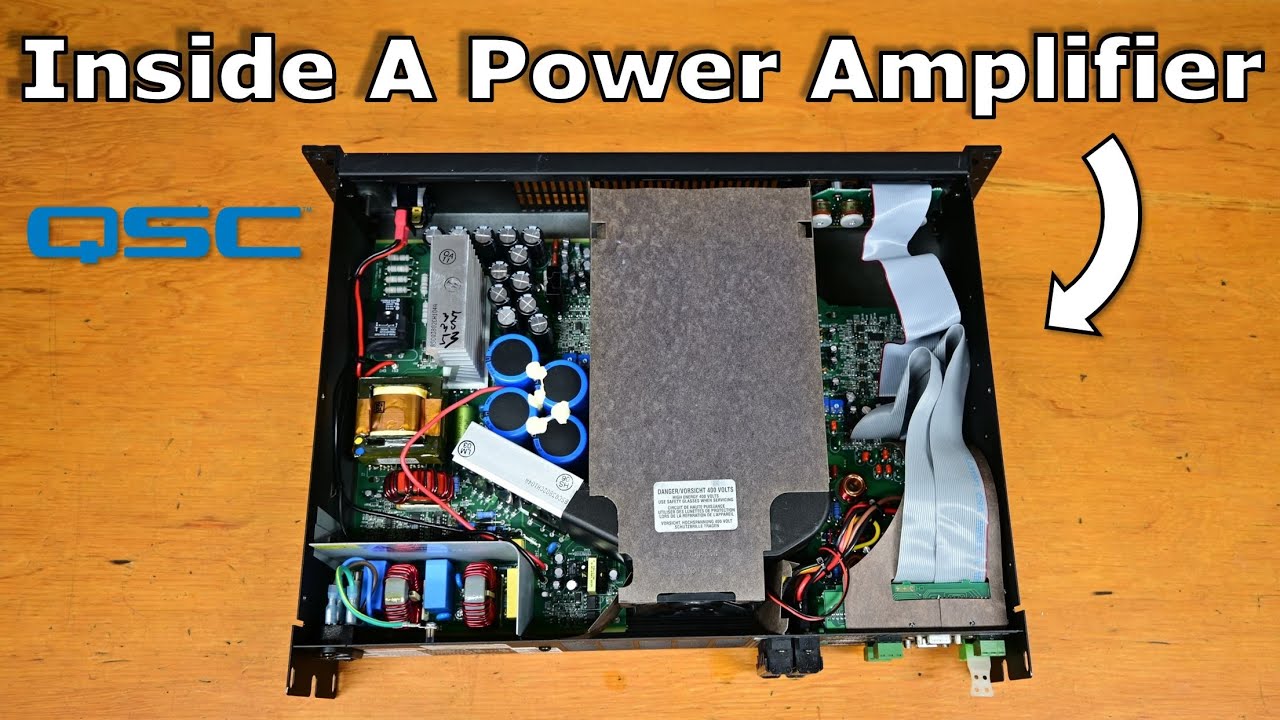 QSC CX254 Professional Power Amplifier - Look Inside!