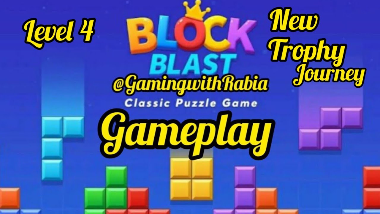 Block blast game/Adventure Mode/new trophy  Journey/lvl 4/Gameplay Walkthrough!!