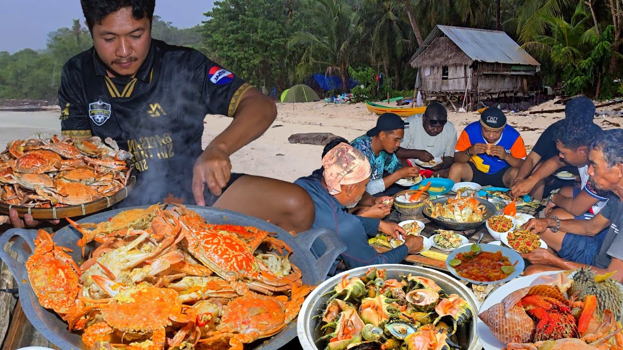 Hari ke 11 MAKAN KEPITING SEPUASNYA, BERBURU BUNTAL, IKAN & KERANG - Camp Fishing