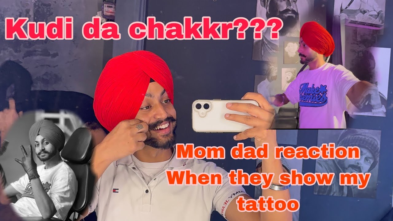New arm tattoo❤️mummy papa de reaction❤️ghre chuth boleya❤️yaara naaal mehfil❤️mahol pura end