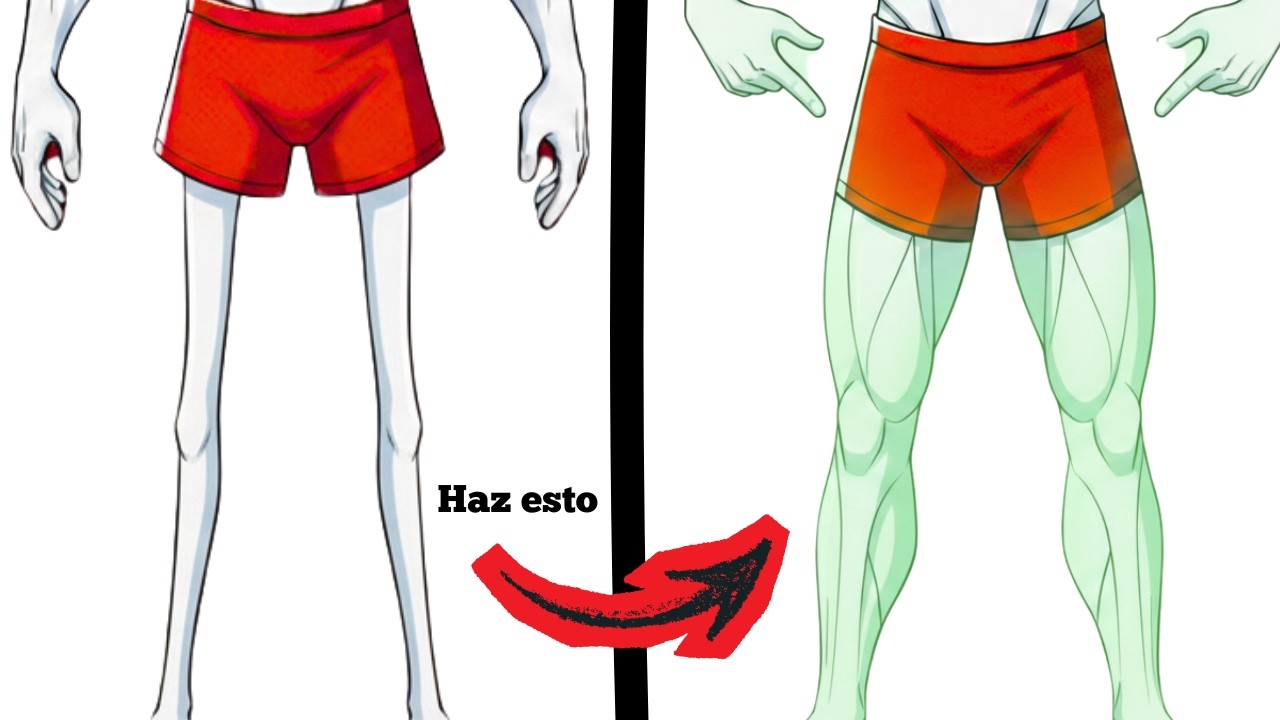 Tus PIERNAS harán que tu pecho no CREZCA