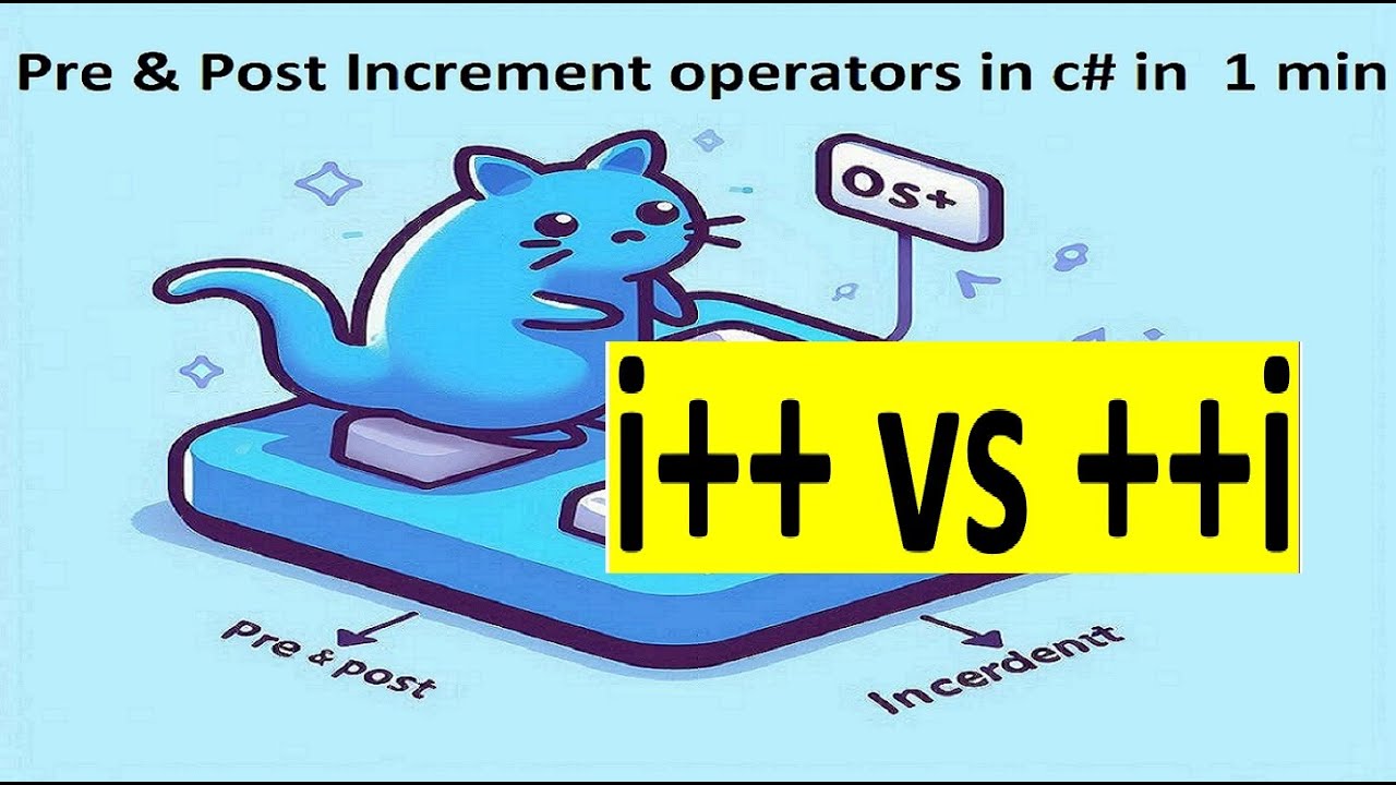 C# Increment Operators in 1 Minute: Pre vs Post Explained!