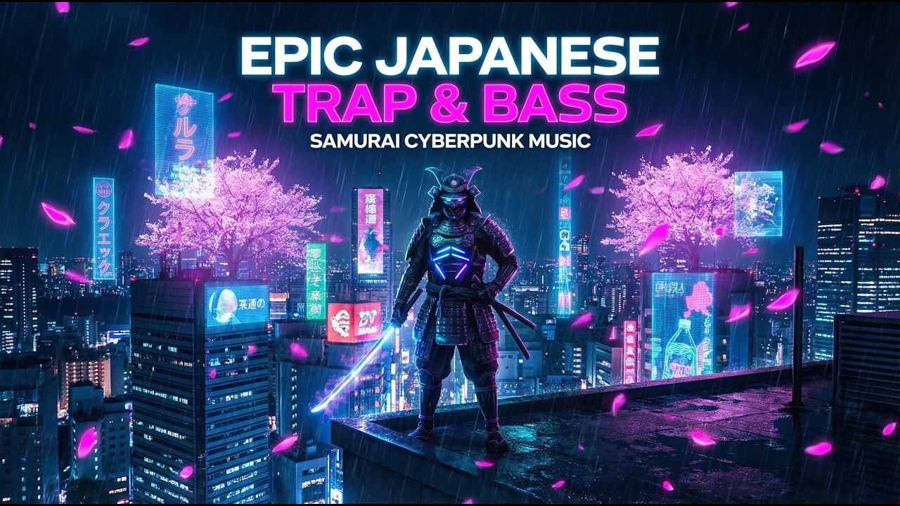 EPIC Japanese Trap & Bass | Samurai Cyberpunk Music for Focus, Coding & Epic Work