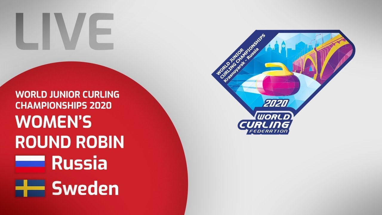 Russia v Sweden - Women's round robin - World Junior Curling Championships 2020