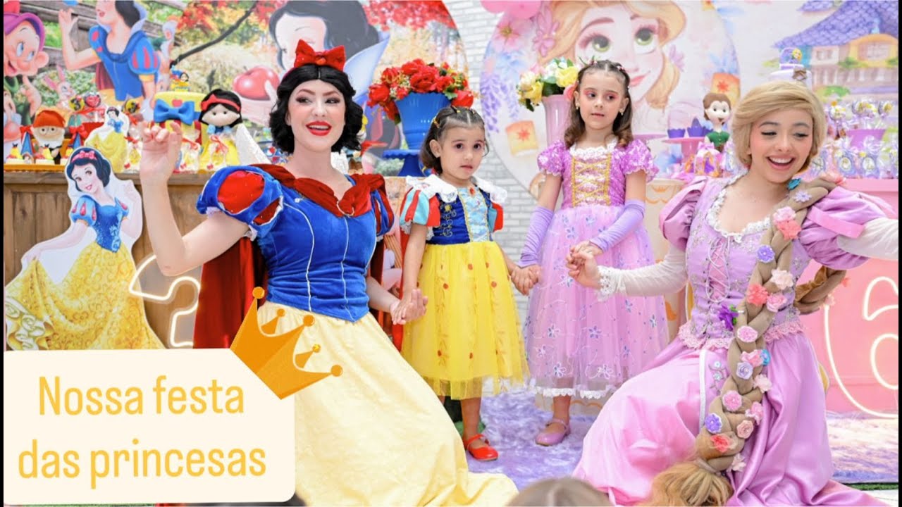 FESTA BRANCA DE NEVE E RAPUNZEL