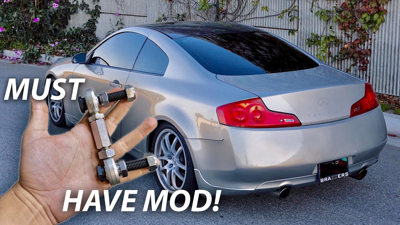 Каждый заниженный G35 / 350z должен сделать это ПРЯМО СЕЙЧАС!!