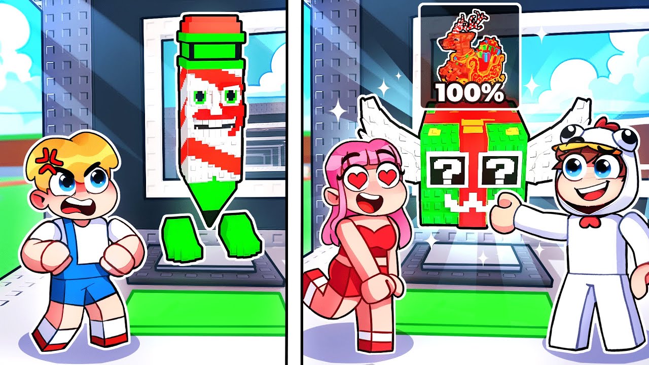 J'ai Truqu&eacute; une Course Lucky Block Festive pour TROLLER mes AMIS..
