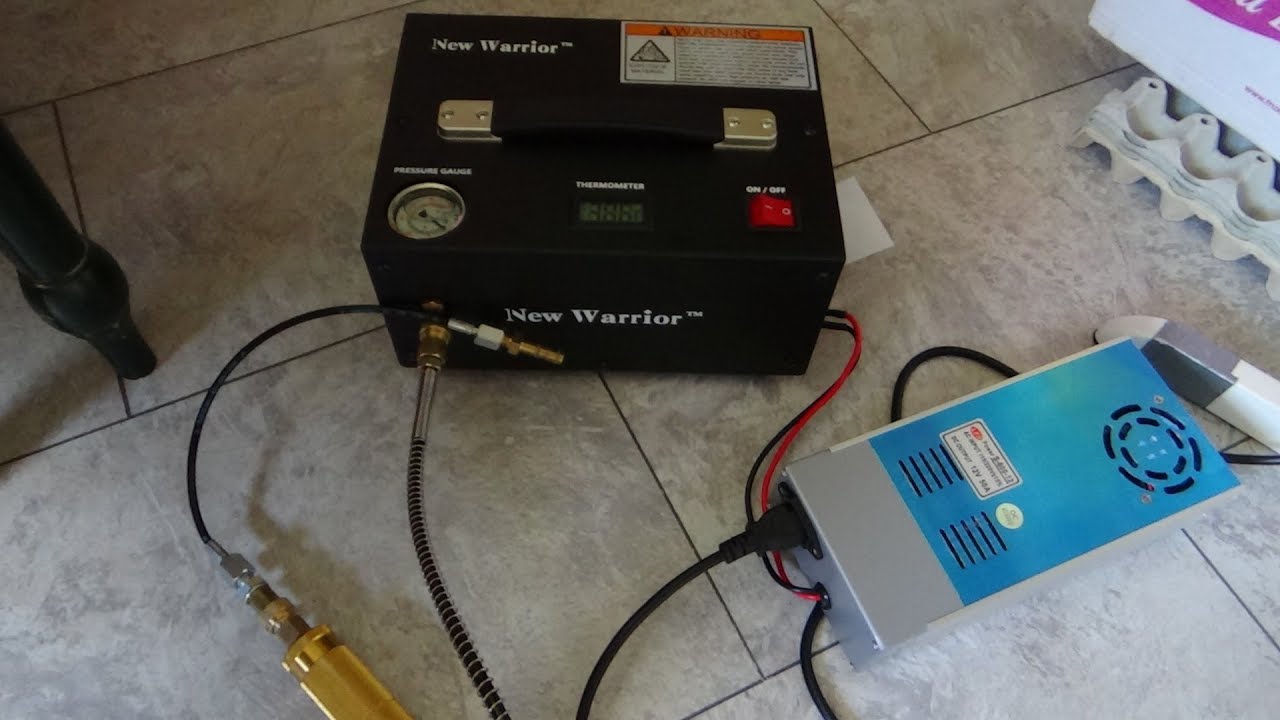 New Warrior 4500psi-300BAR HPA Compressor