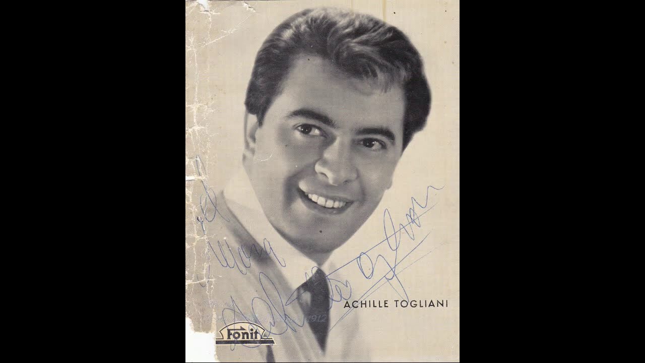 Achille Togliani - Canzoni d'altri tempi 1° Parte