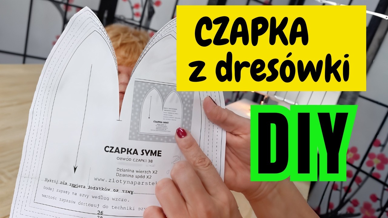 Szycie czapki na owerloku | Czapka z dresówki dwuwarstwowa – tutorial DIY
