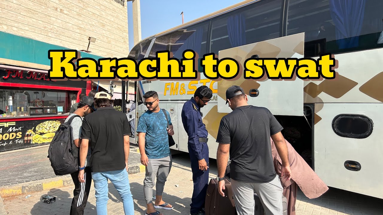 Karachi To Swat | Via Faisal Movers Bus Service | With Friends