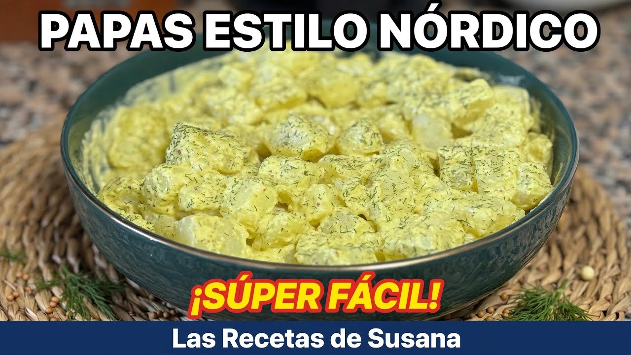 PAPAS 🥔 ESTILO NÓRDICO SÚPER FÁCIL @lasrecetasdesusana 