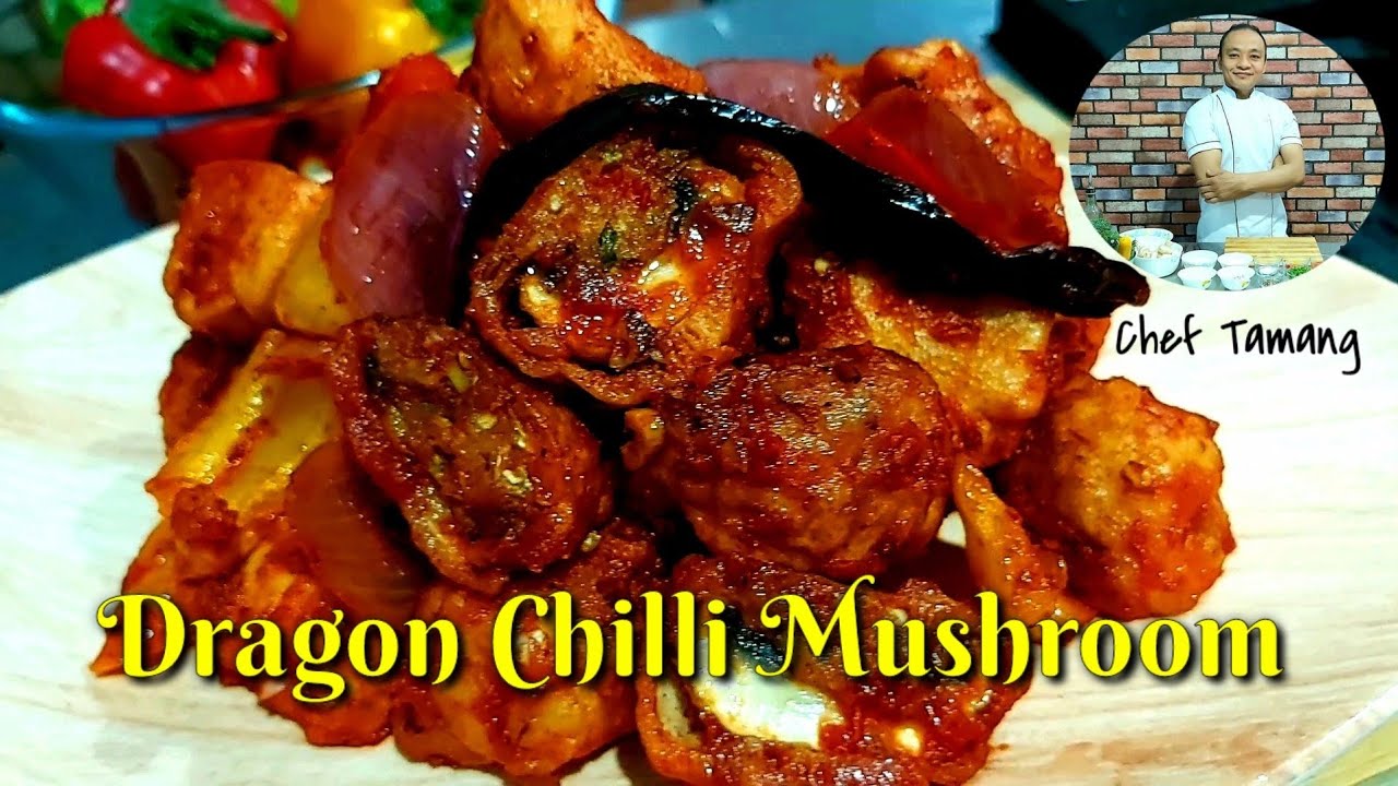 Dragon chilli Mushroom | How to make Dragon chilli mushroom | Specialty Chinese Restaurants Style