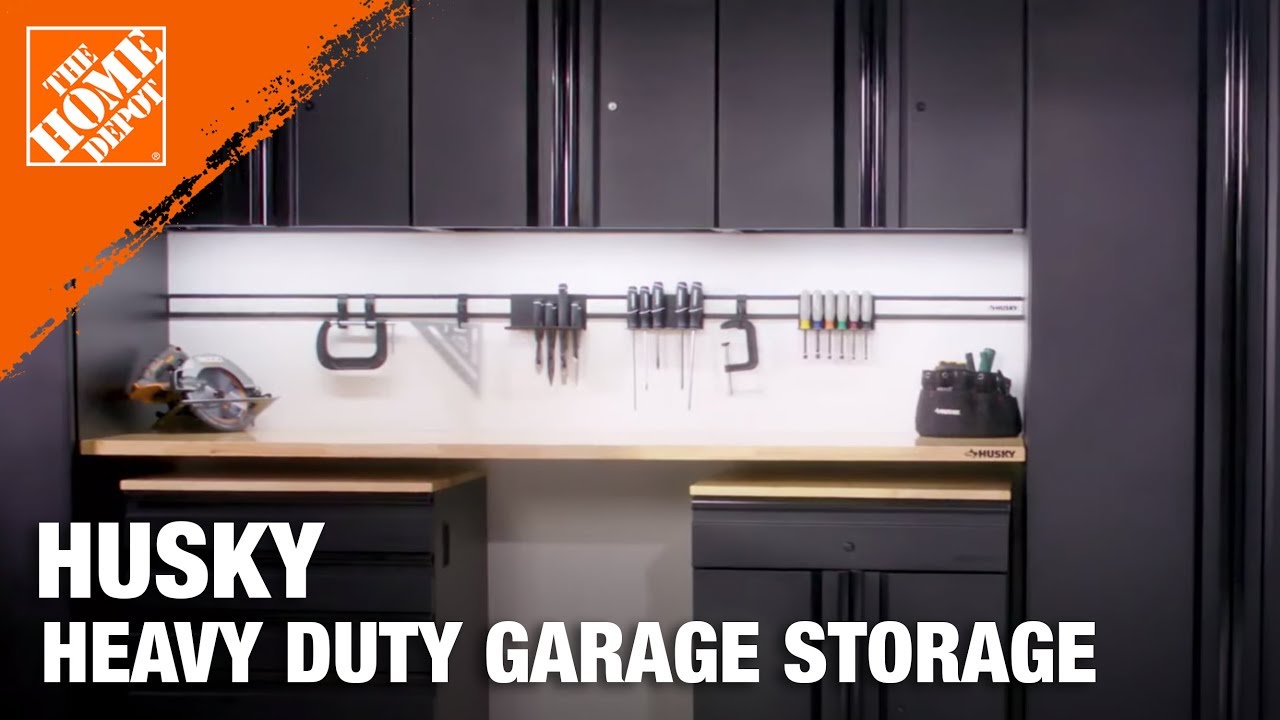 Husky Heavy Duty Storage Cabinets | Garage Storage Ideas