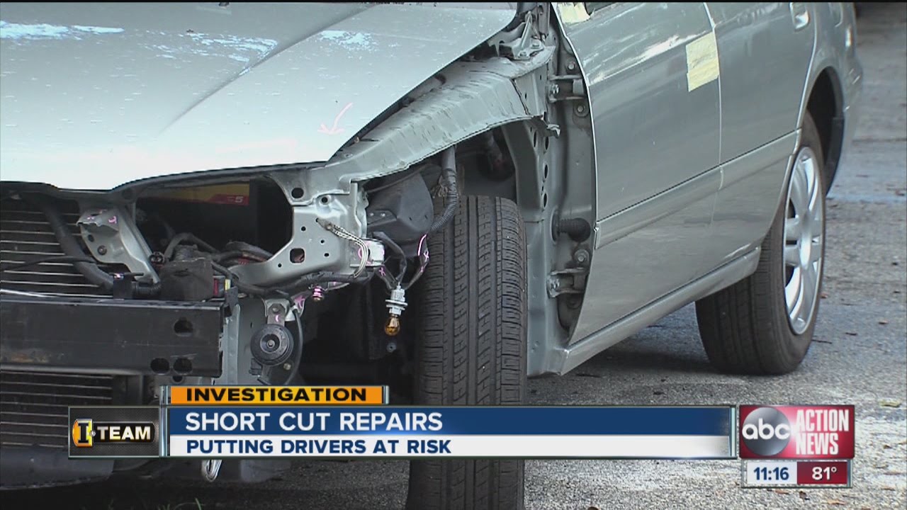 Car crashes lead to dangerous body shop repairs
