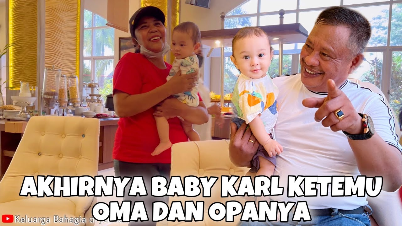 REAKSI OMA & OPA INDONESIA KETEMU CUCU DARI JERMAN