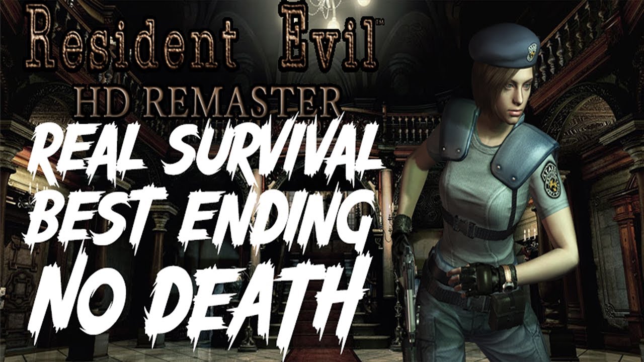 Resident Evil Remake - Jill, Real Survival Speedrun - Best Ending (Commentary)